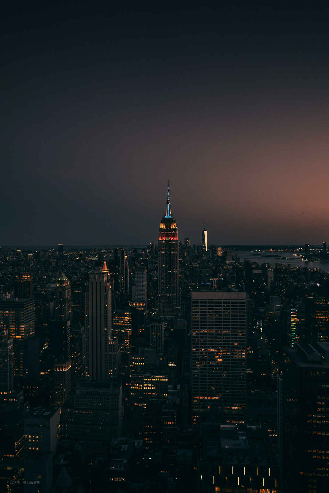 纽约 城市 夜景手机壁纸