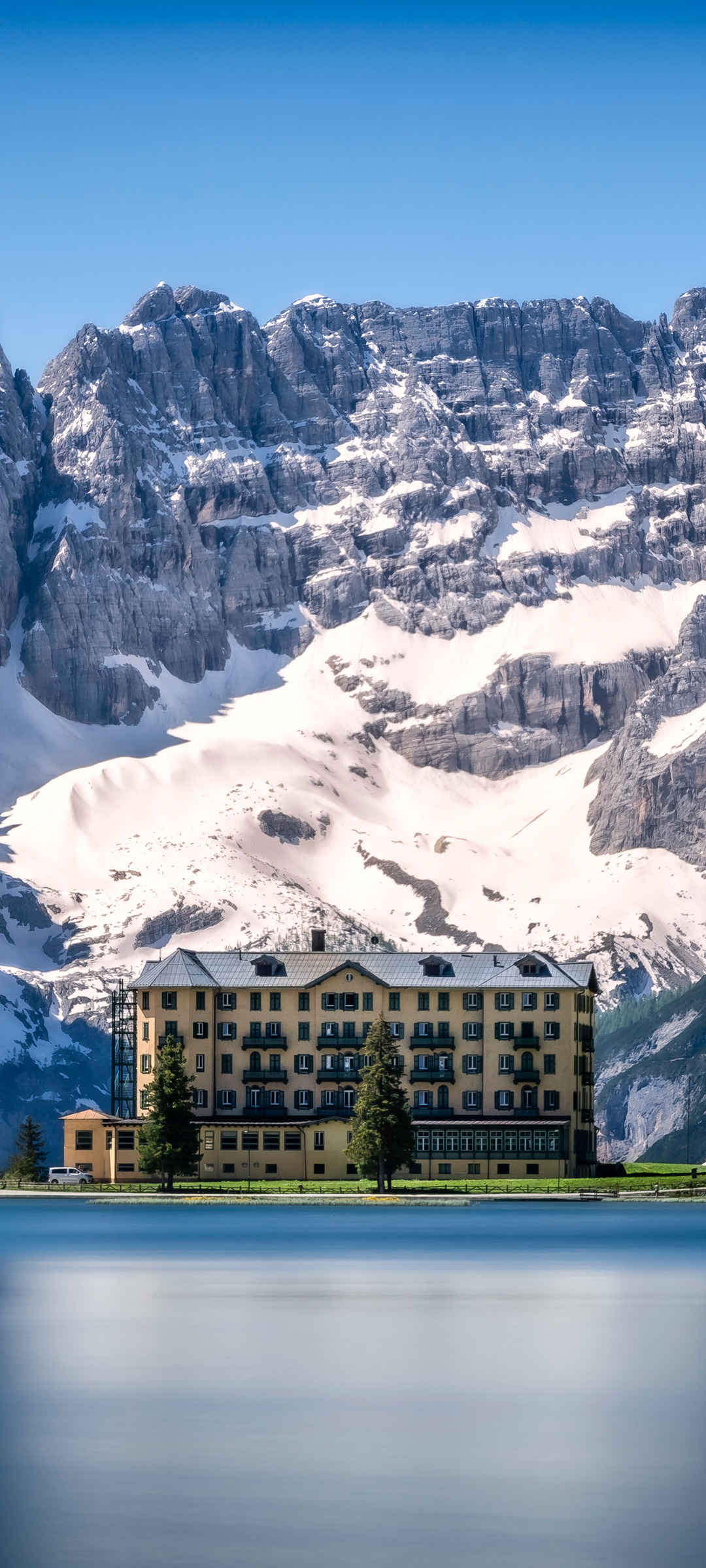 阿尔卑斯山 米苏芮娜湖高清风景手机壁纸