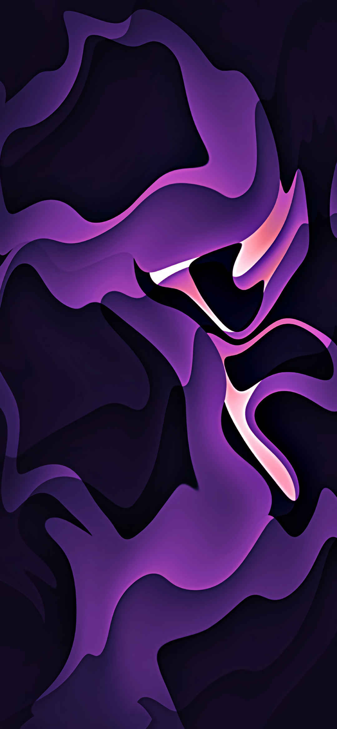 创意抽象紫色色彩壁纸
