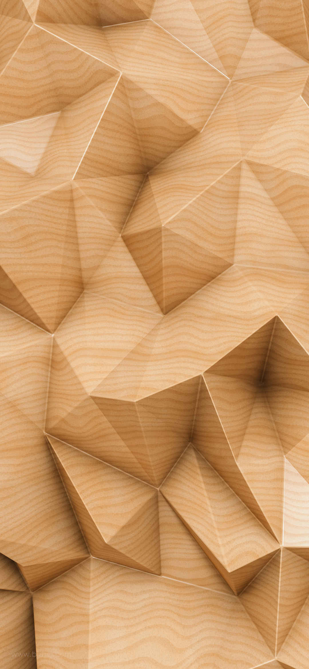 木头纹理立体效果手机壁纸-