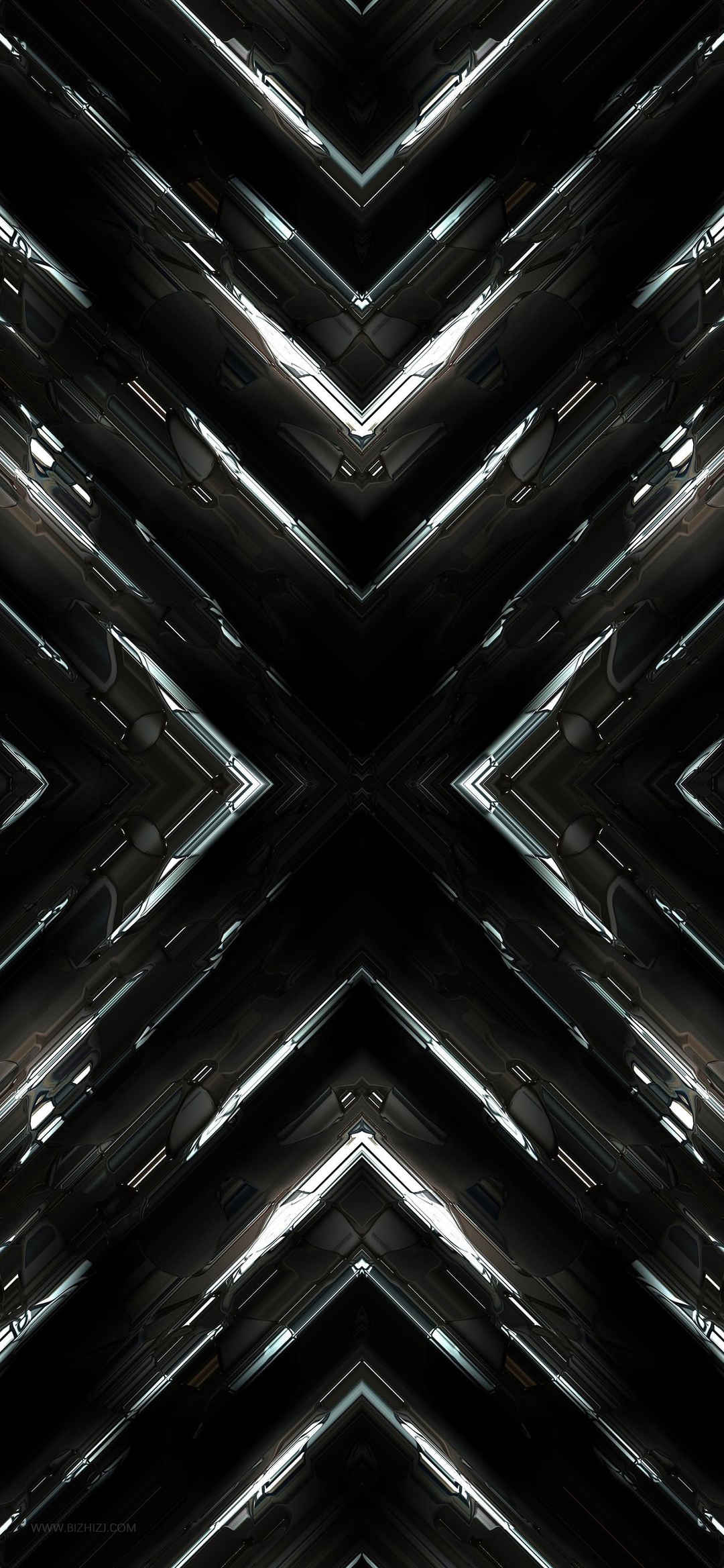 X3D立体形状暗色系壁纸-