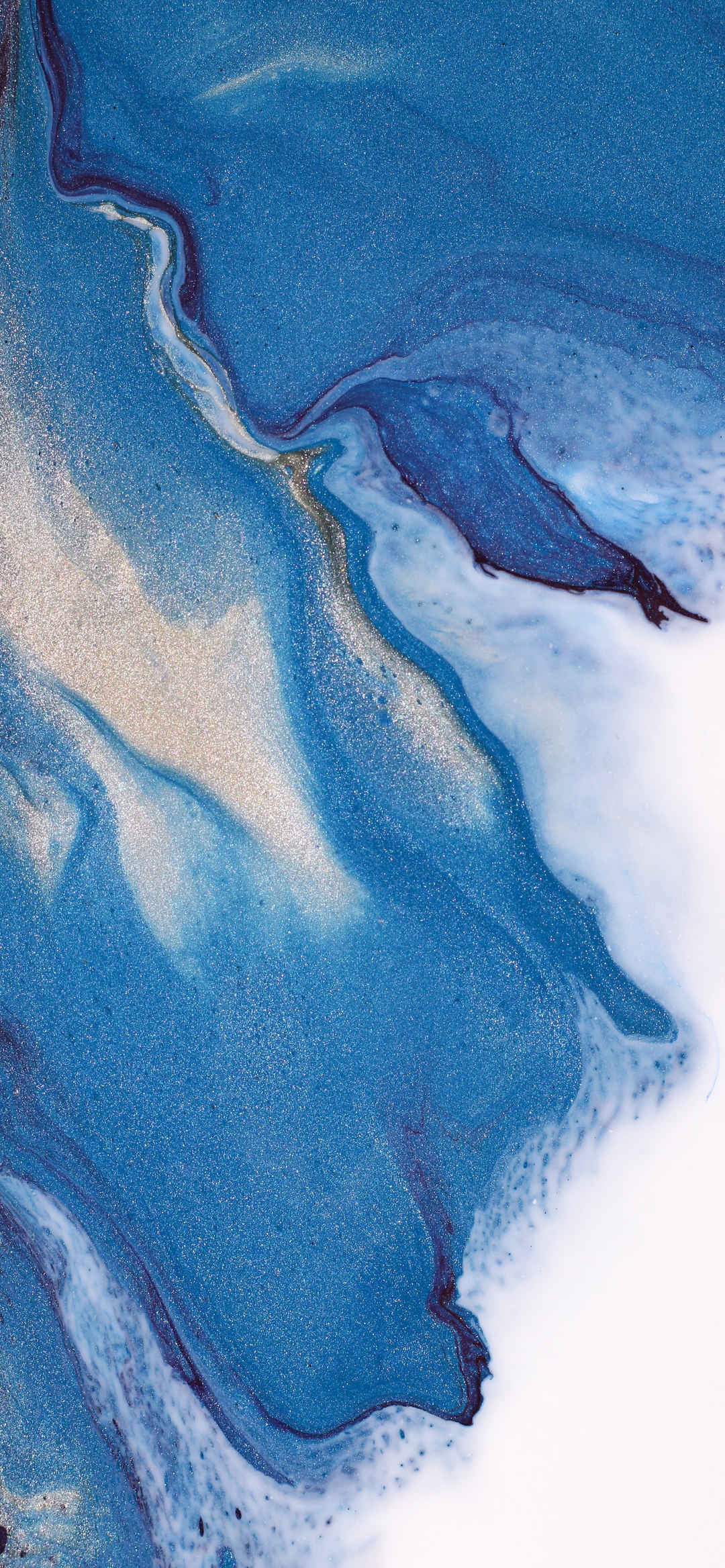 蓝色磨砂水彩颜料背景图片