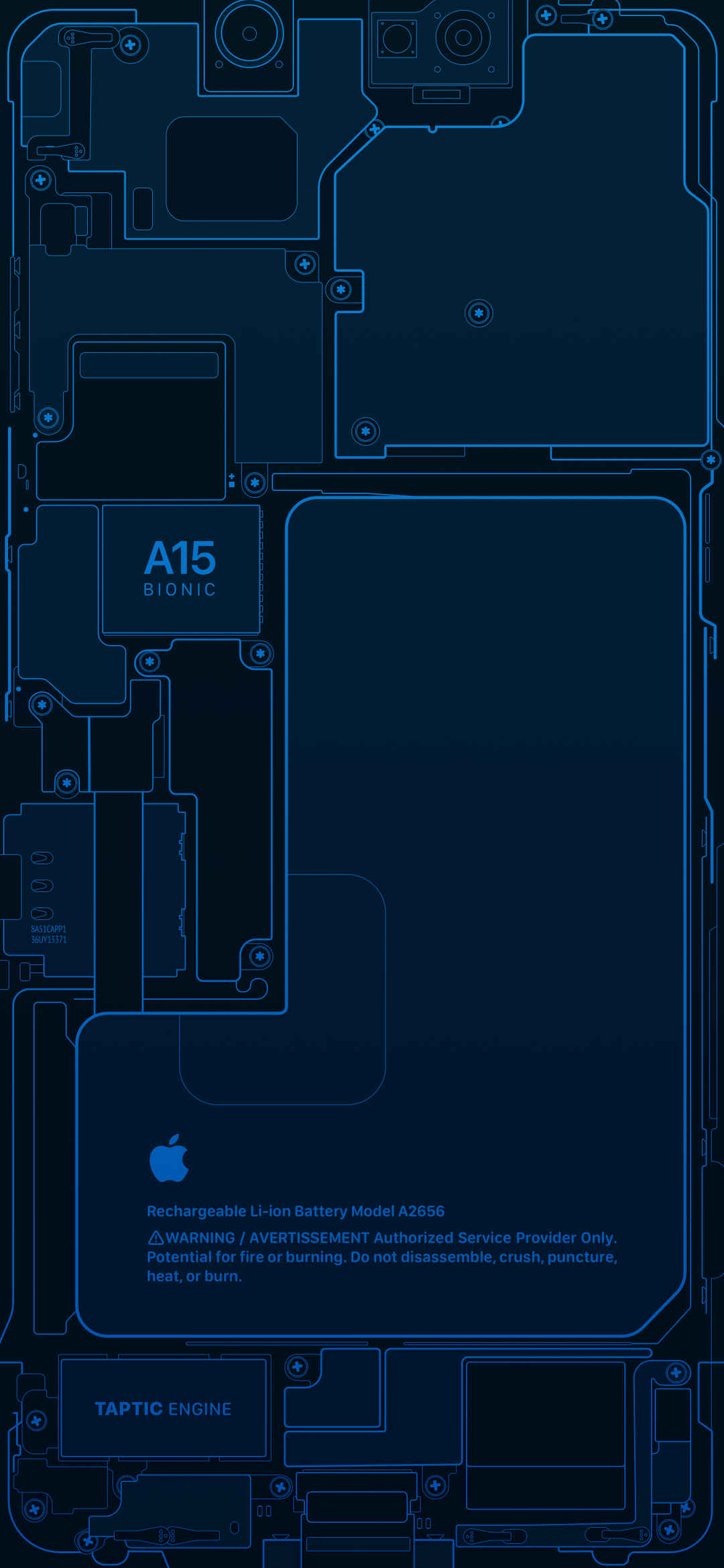 iPhone A15处理器 设计手机壁纸-