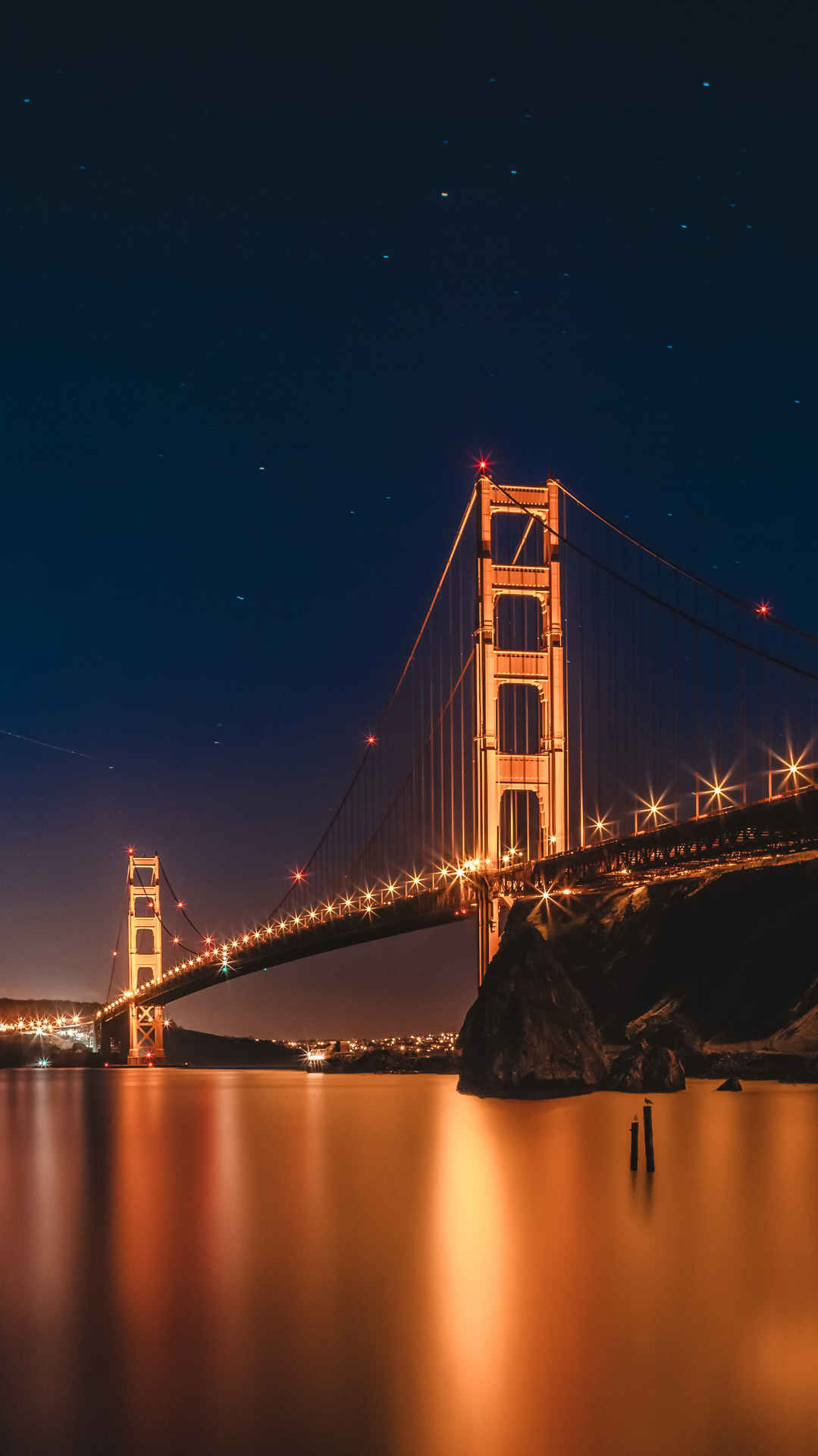 金门大桥夜景手机壁纸
