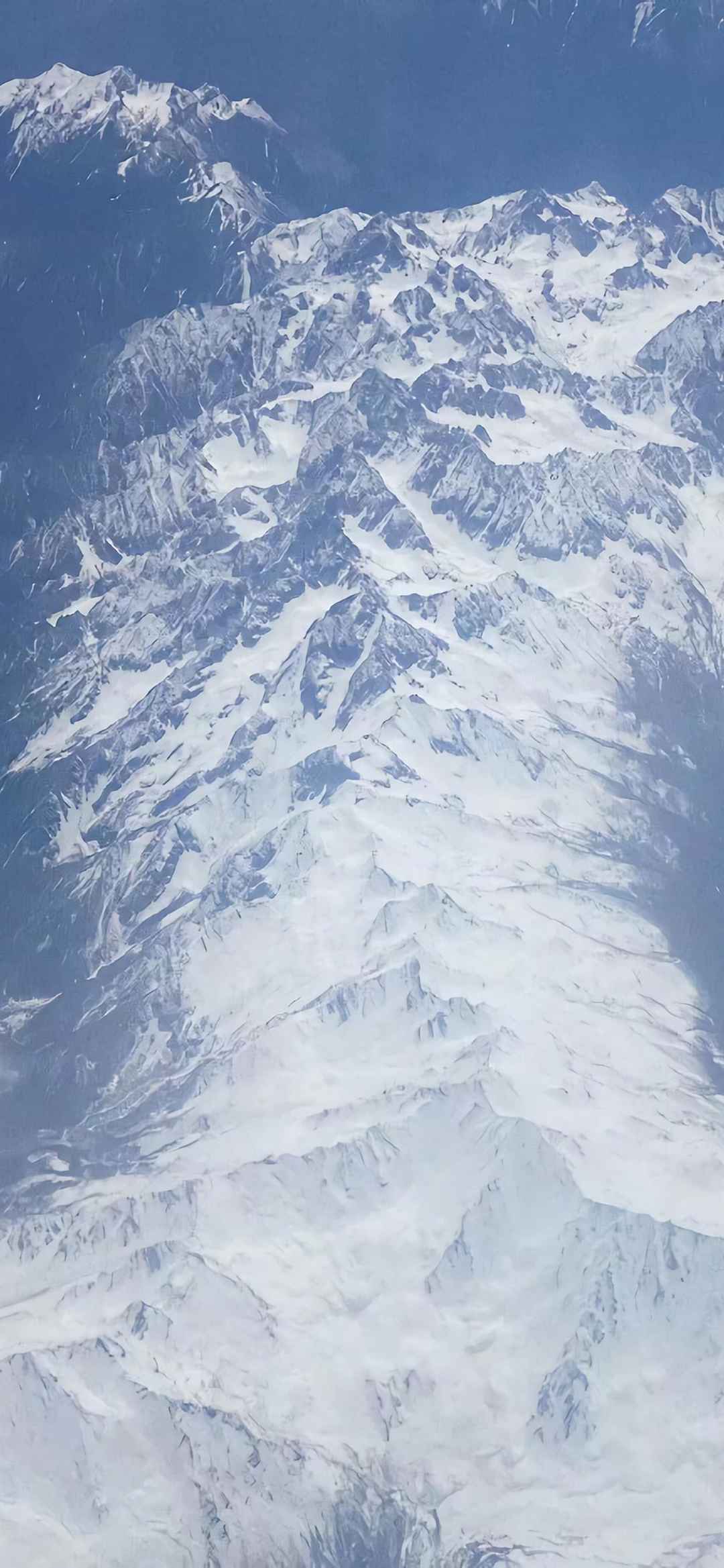 大气磅礴的唯美雪山风景手机壁纸套图1