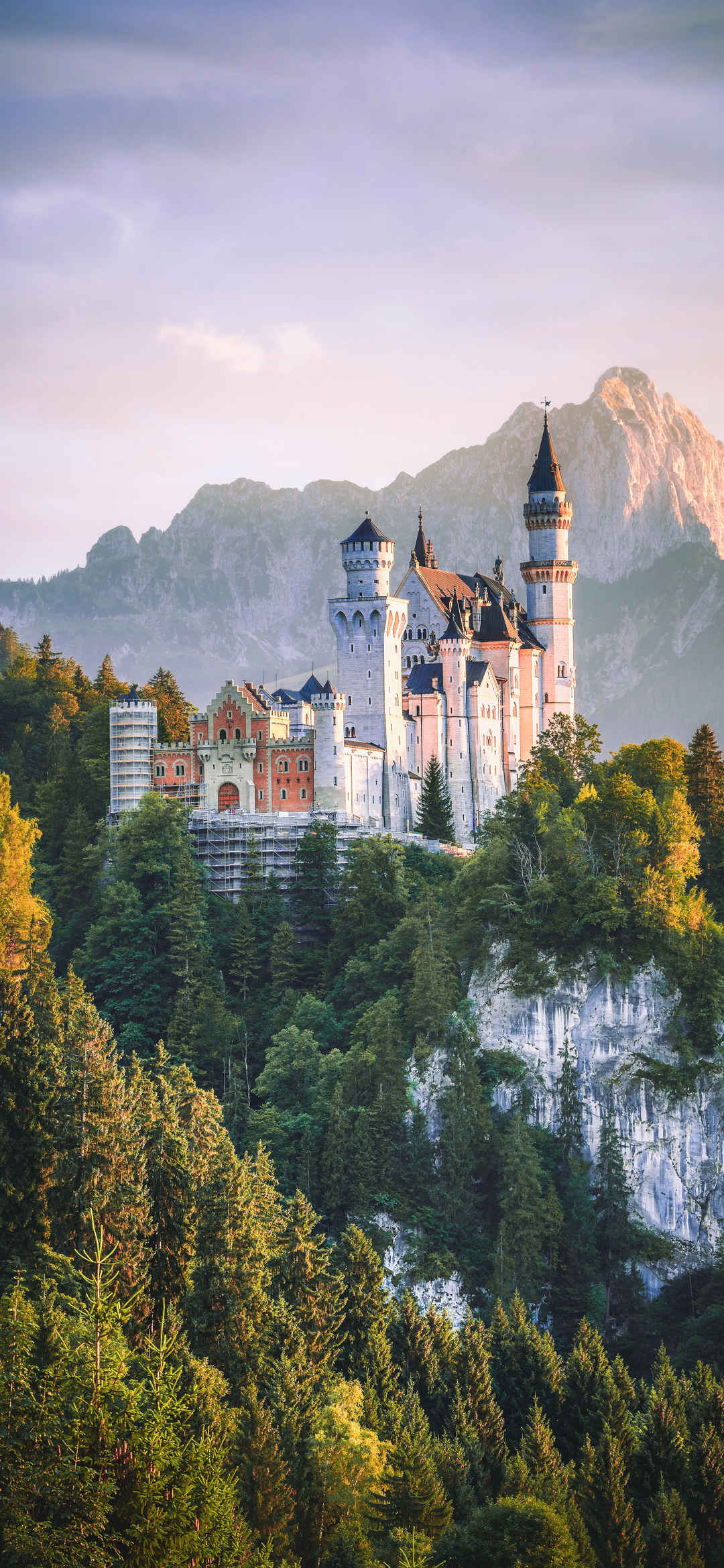 适配iOS16欧洲建筑城堡锁屏景深效果壁纸-