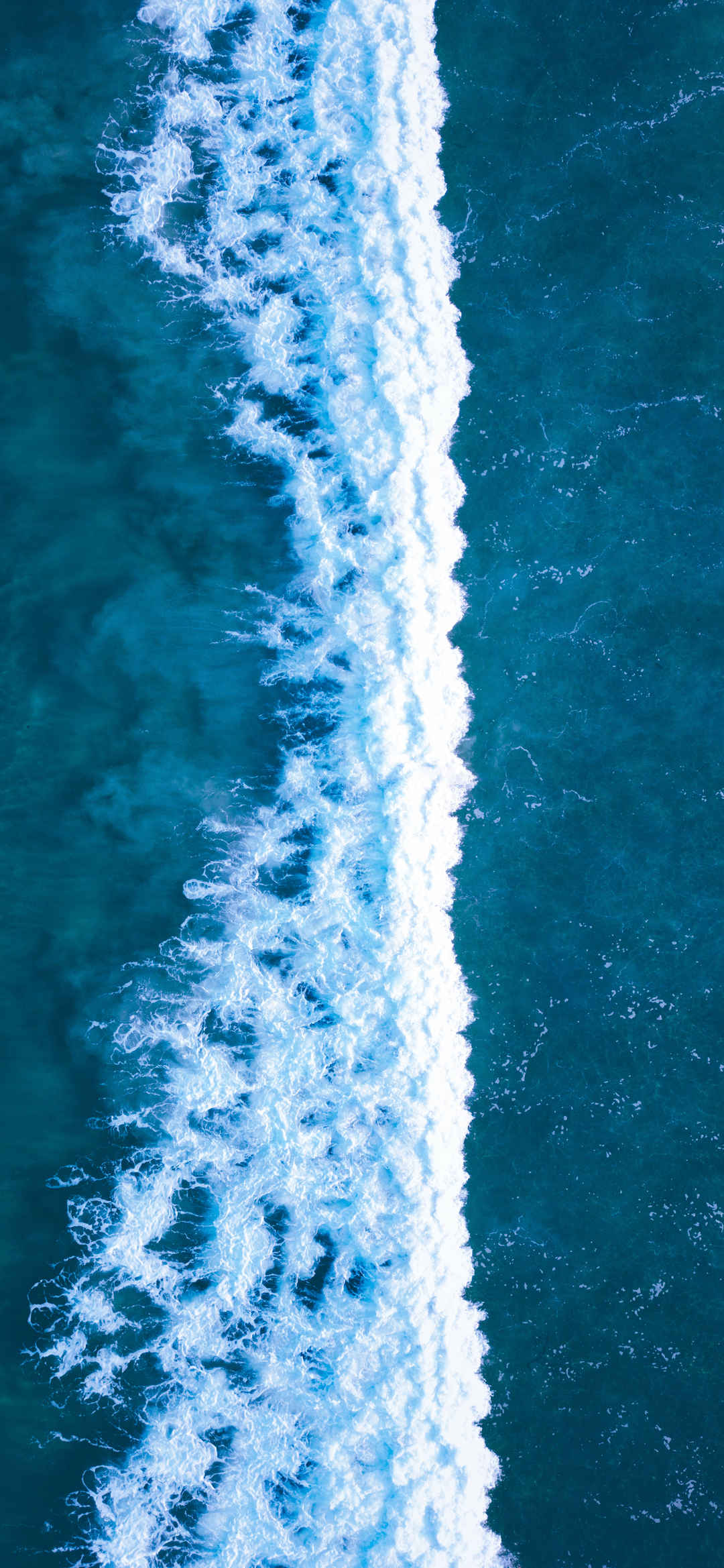 深色大海海浪竖屏风景壁纸-