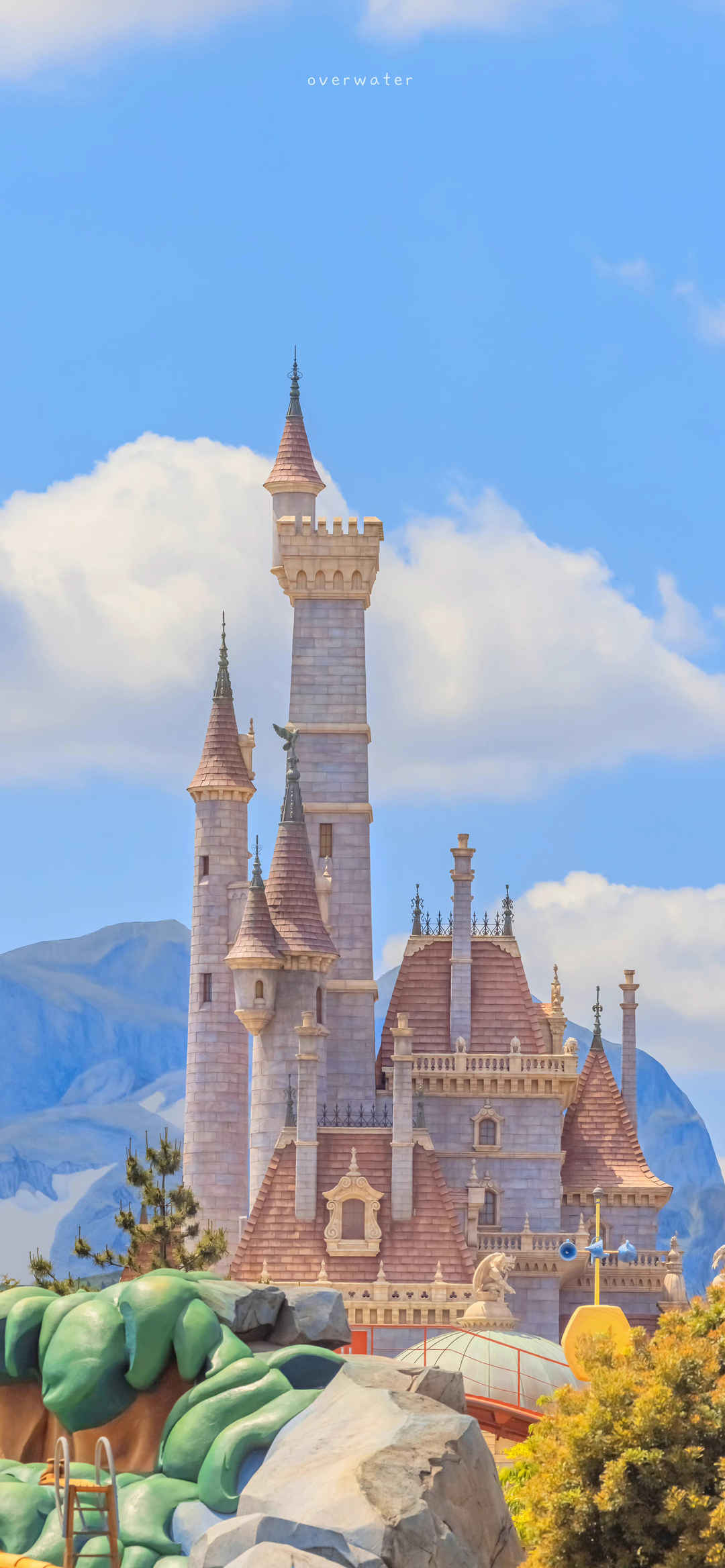 迪士尼城堡风景手机壁纸-