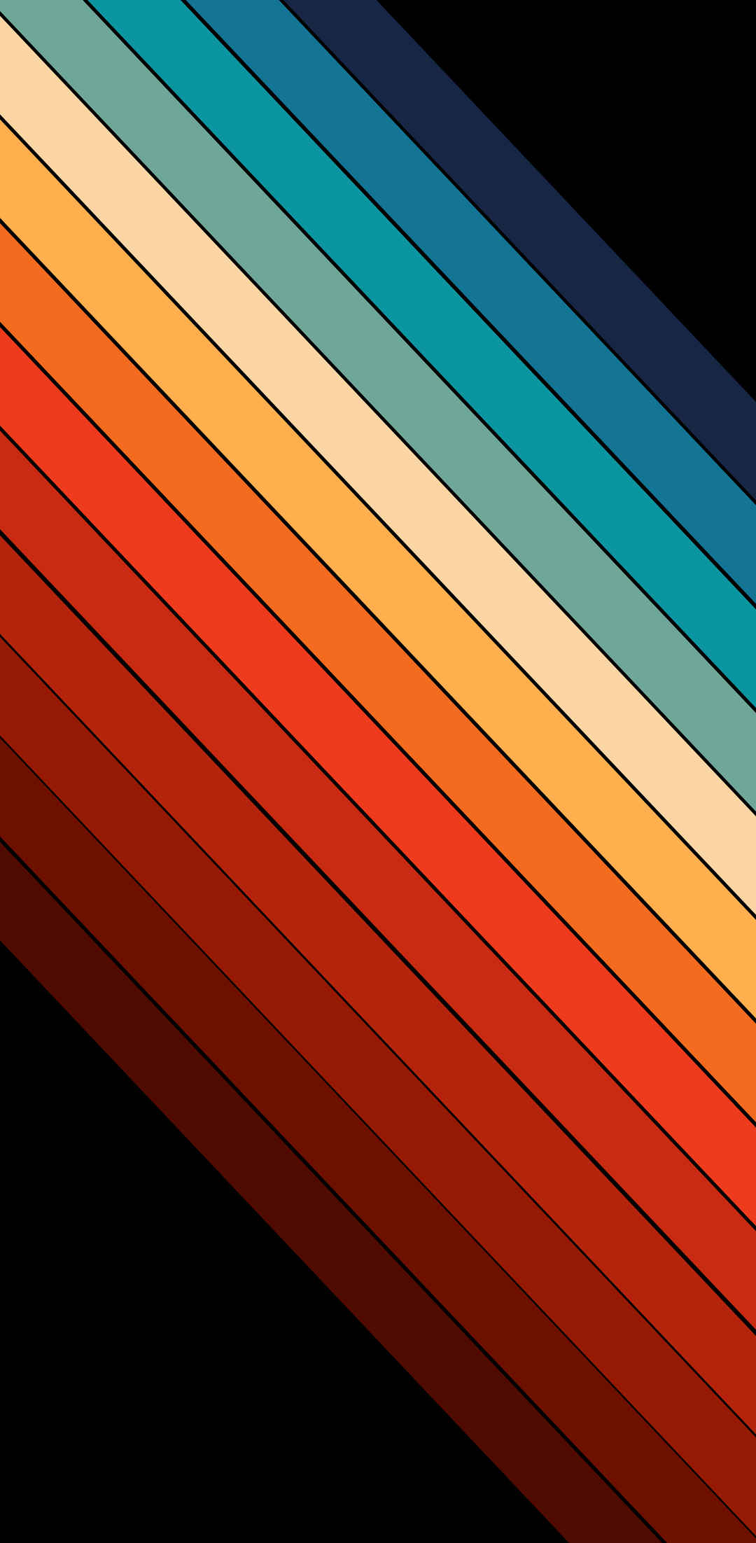 彩色条纹背景手机壁纸