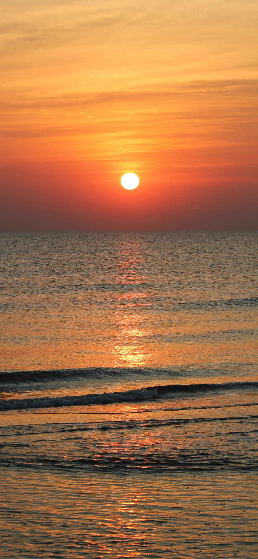 日落黄昏大海图片-