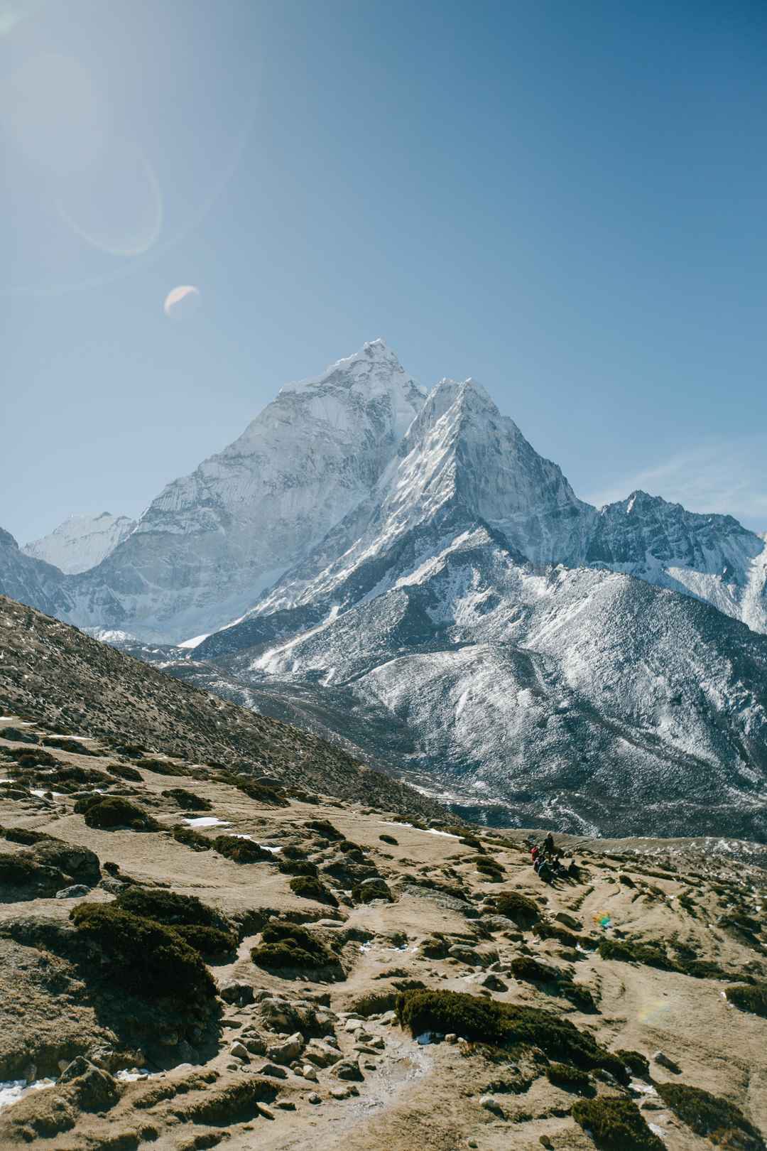 尼泊尔喜马拉雅山雪山高清手机壁纸-