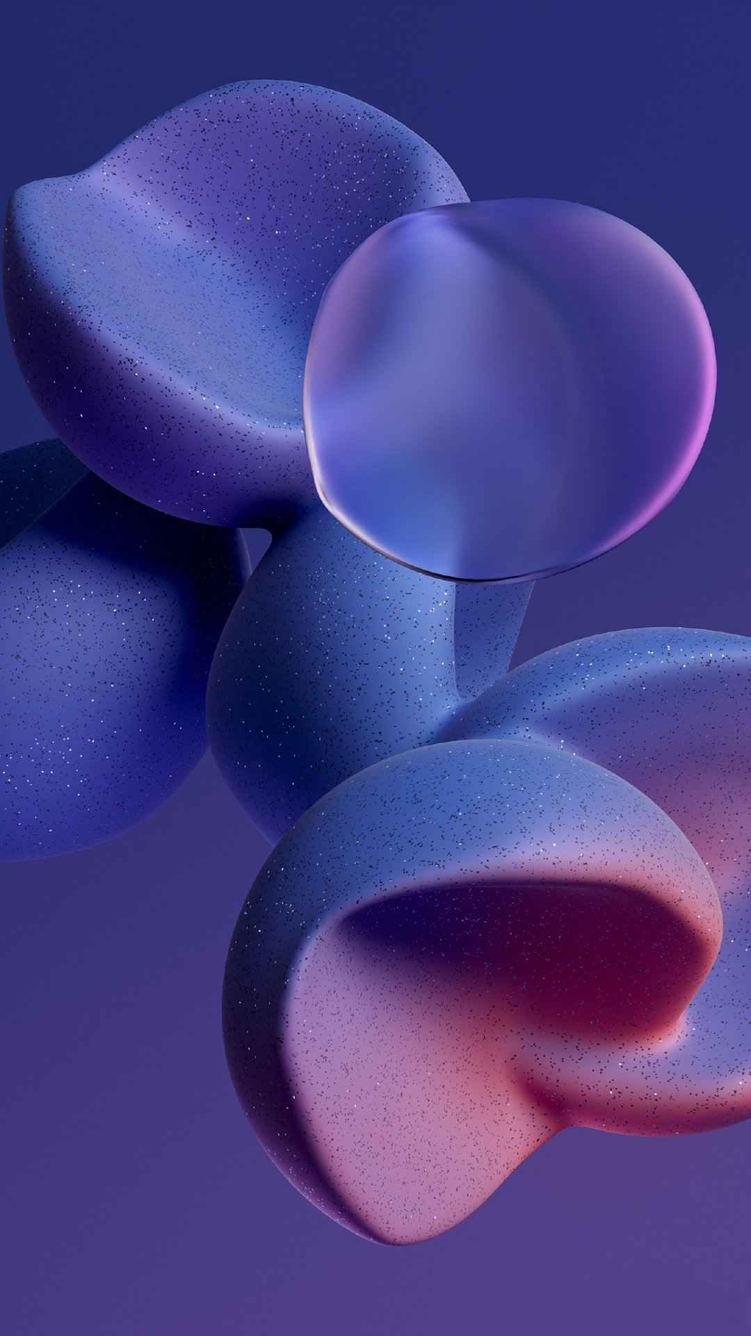 小米Xiaomi Civi 3D紫色凹球体手机壁纸