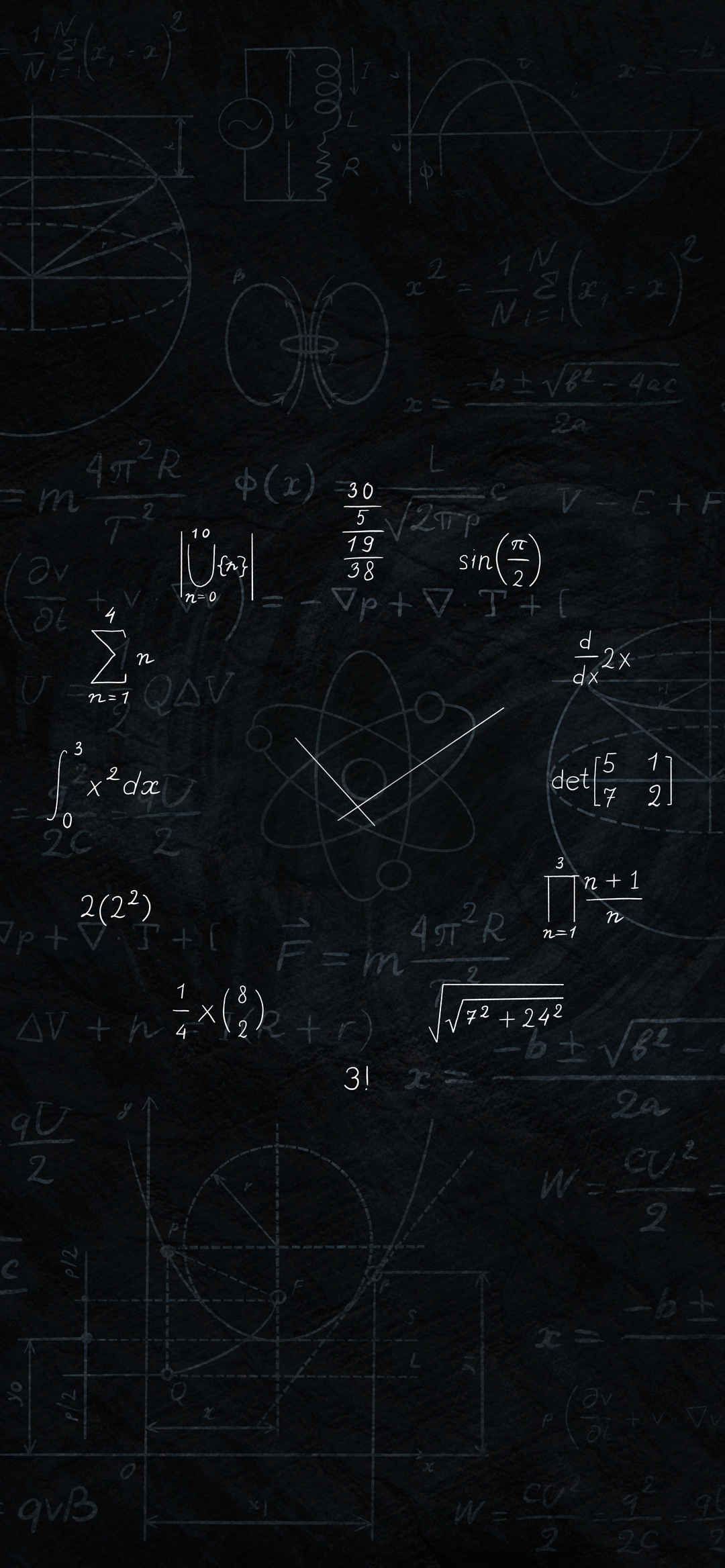 数学公式学霸专属手机壁纸-