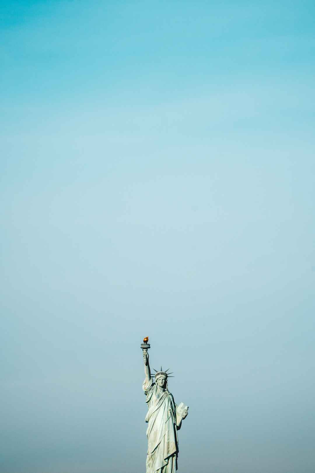 美国纽约自由女神像的图片-