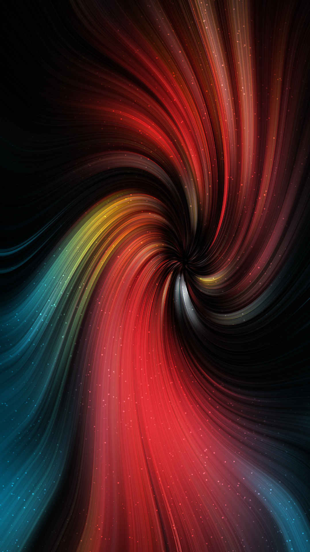彩色抽象漩涡背景手机壁纸