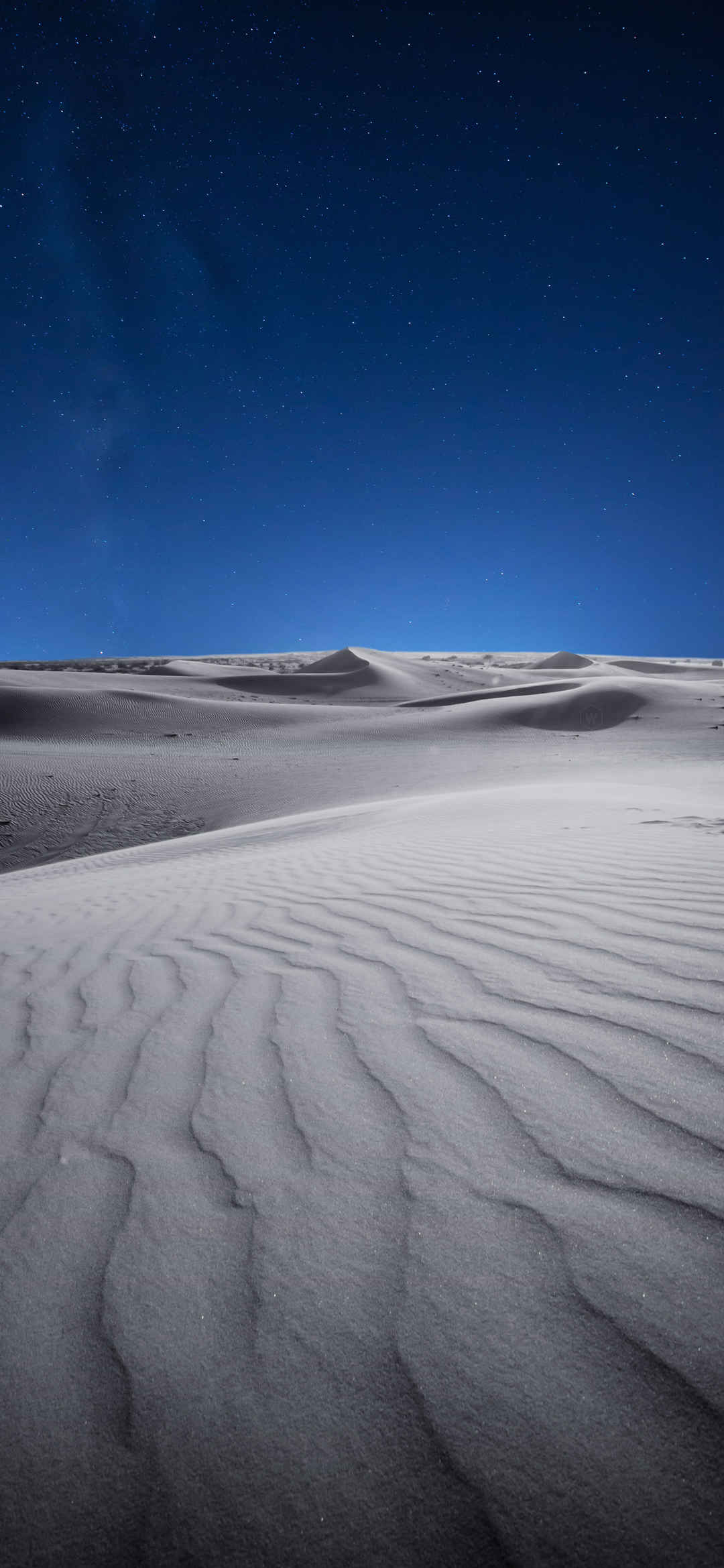 沙漠星空风景4k全屏手机壁纸-